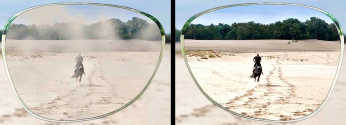 Le traitement HOYA Hi Vision LongLife protege vos verres Optik Schutz opticien Butgenbach
